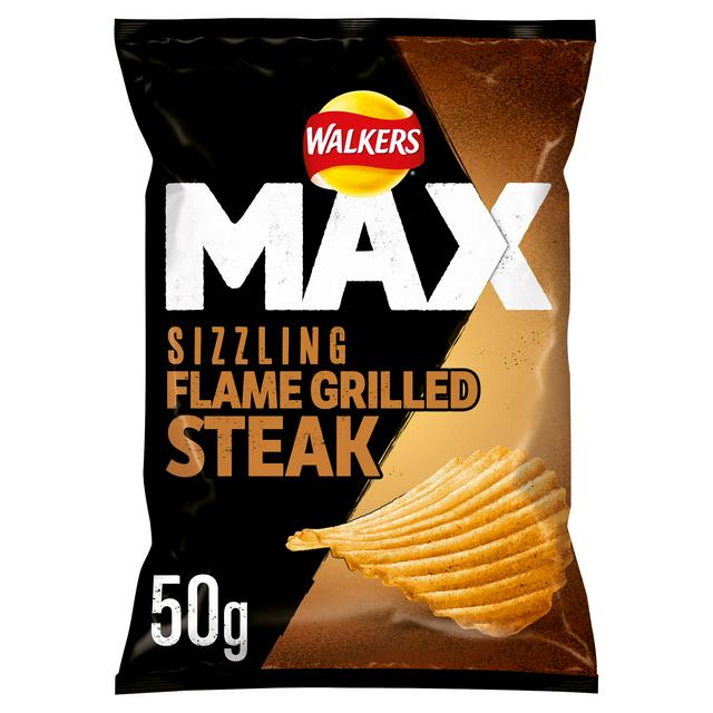 Walkers Max Flame Grilled Steak - 50g | British Store Online | The Great British Shop