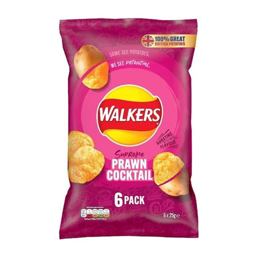 Walkers Prawn Cocktail - 6 pack | British Store Online | The Great British Shop
