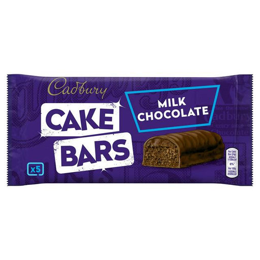 Cadbury Milk Chocolate Cake Bars 5 Pack - 150g | British Store Online | The Great British Shop