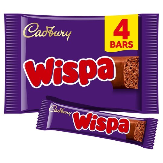Cadbury Wispa 4 Pack - 94.8g | British Store Online | The Great British Shop