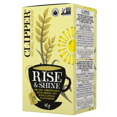 Clipper Organic Rise & Shine Tea - 40g | British Store Online | The Great British Shop