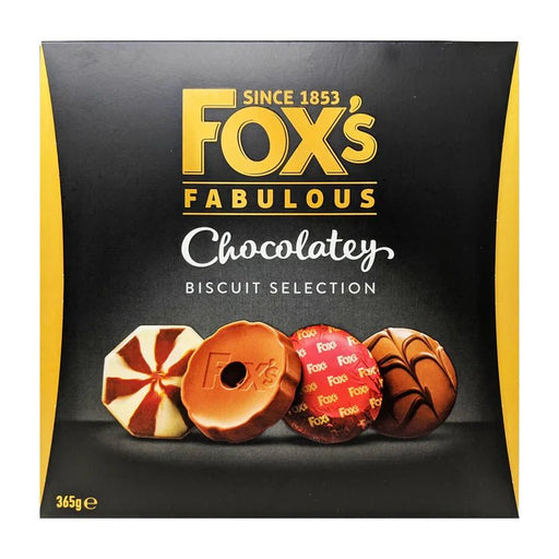 Fox's Chocolatey Assorted Carton - 365g | British Store Online | The Great British Shop