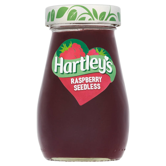 Hartley's Best Seedless Raspberry Jam - 340g | British Store Online | The Great British Shop