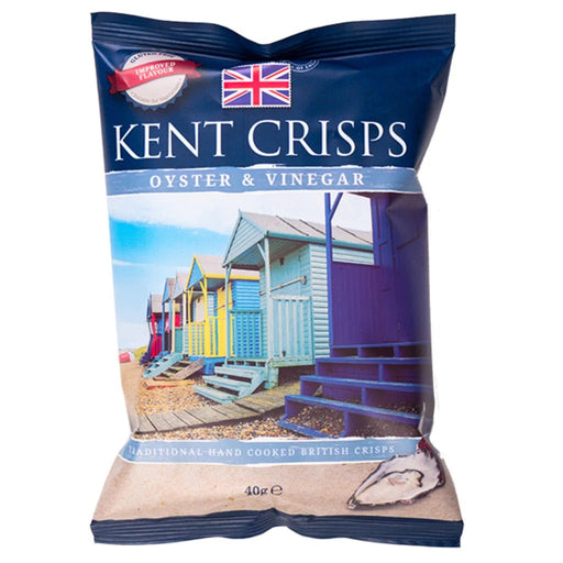 Kent Crisps Oyster and Vinegar - 40g | British Store Online | The Great British Shop