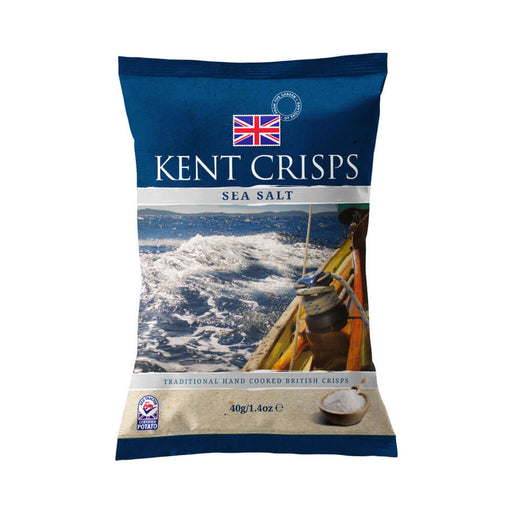 Kent Crisps Sea Salt - 40g | British Store Online | The Great British Shop