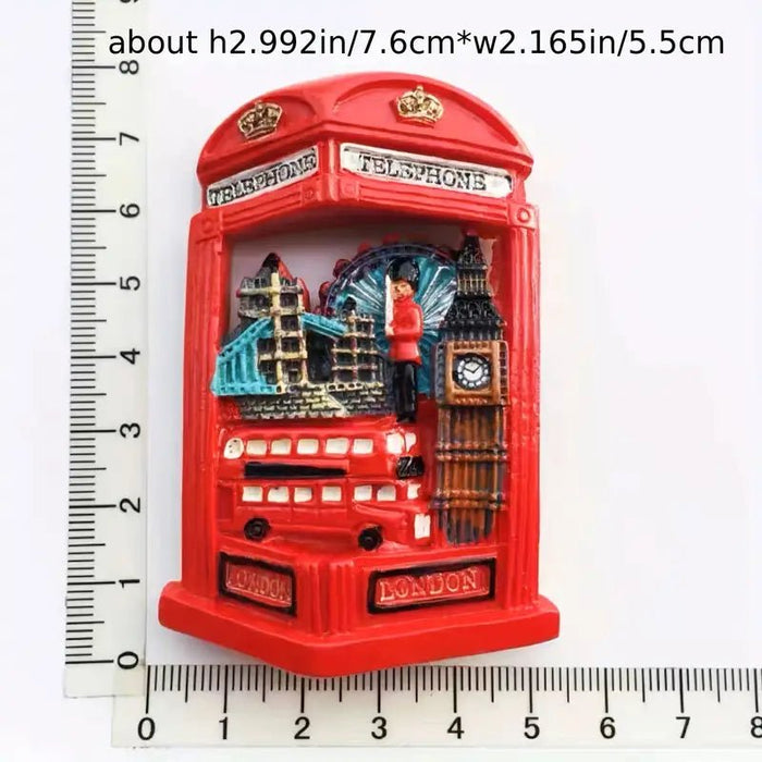London Phone Booth Refrigerator Magnet | British Store Online | The Great British Shop