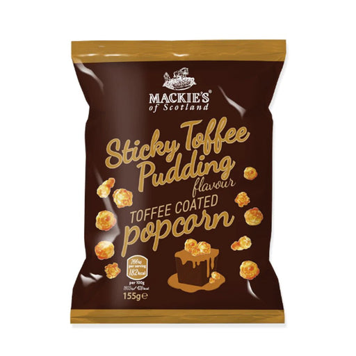 Mackie's of Scotland Sticky Toffee Pudding Popcorn - 155g | British Store Online | The Great British Shop