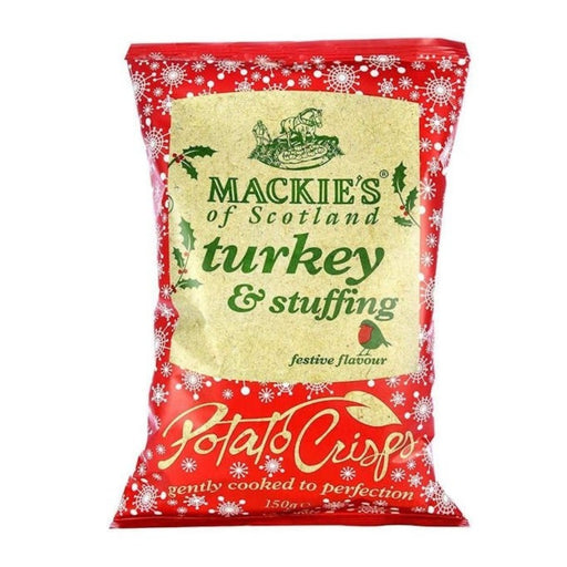 Mackie's of Scotland Turkey and Stuffing Crisps - 150g | British Store Online | The Great British Shop