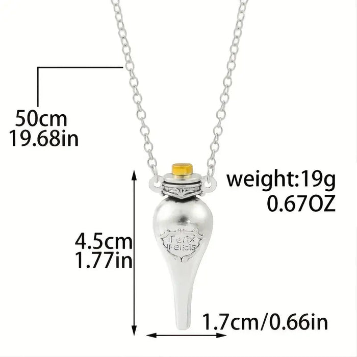 Magic Bottle Necklace - Silver | British Store Online | The Great British Shop