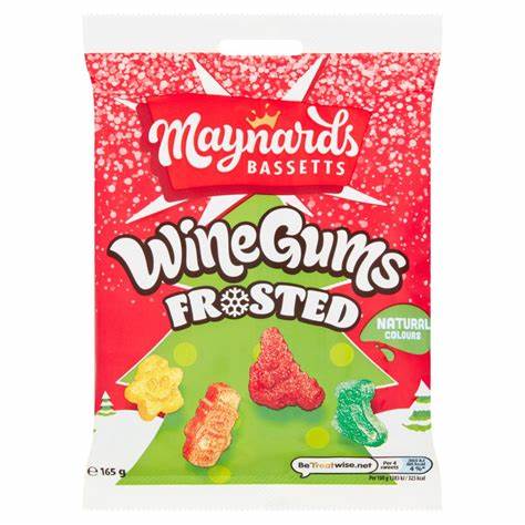 Maynard's Bassetts Frosted Wine Gums Bag - 165g | British Store Online | The Great British Shop