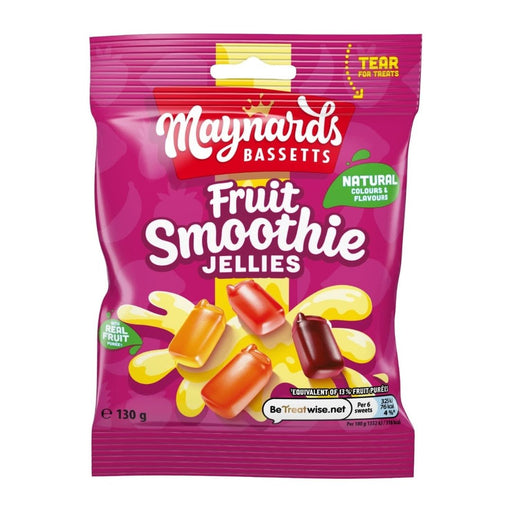 Maynards Bassetts Fruit Smoothie Jellies - 130g | British Store Online | The Great British Shop