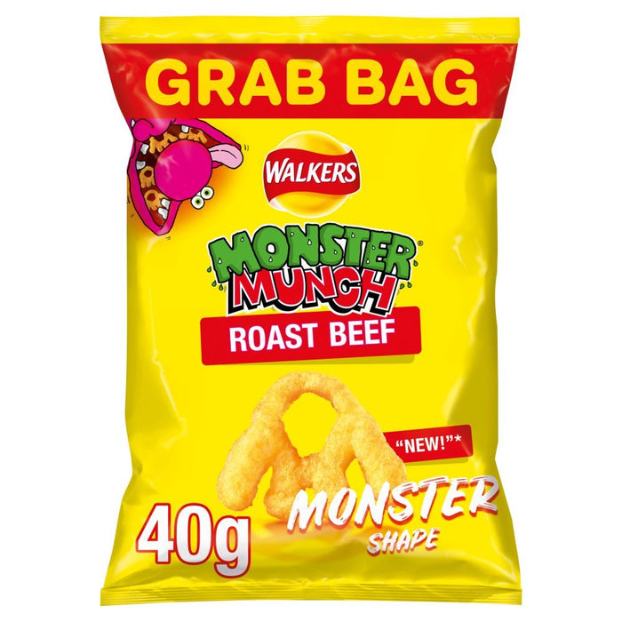 Monster Munch Roast Beef - 40g | British Store Online | The Great British Shop