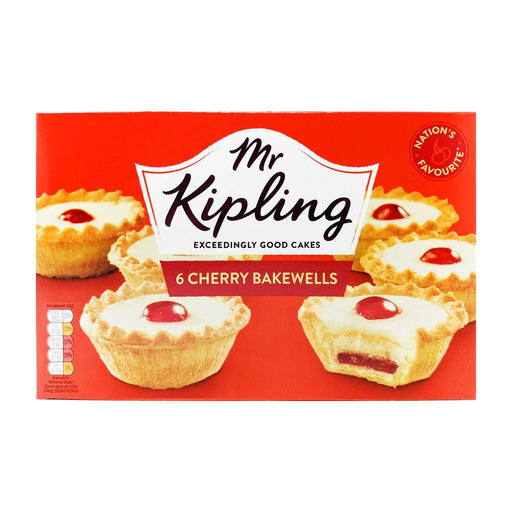Mr Kipling Cherry Bakewells 6 Pack - 150g | British Store Online | The Great British Shop