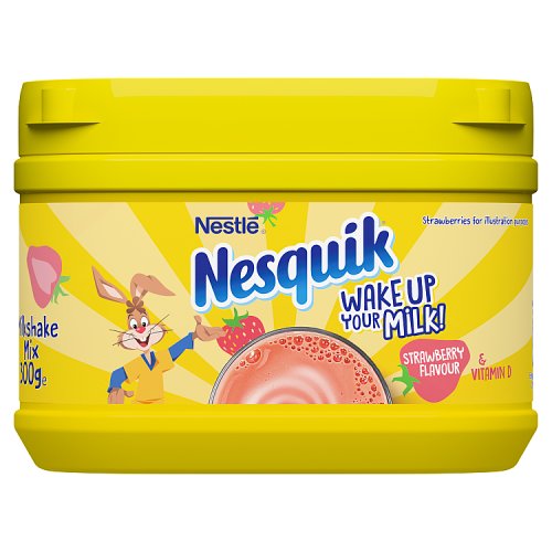 Nesquik Strawberry Milkshake Mix - 300g | British Store Online | The Great British Shop