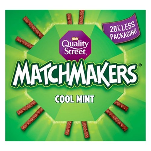 Nestlé Quality Street Matchmakers Cool Mint - 120g | British Store Online | The Great British Shop