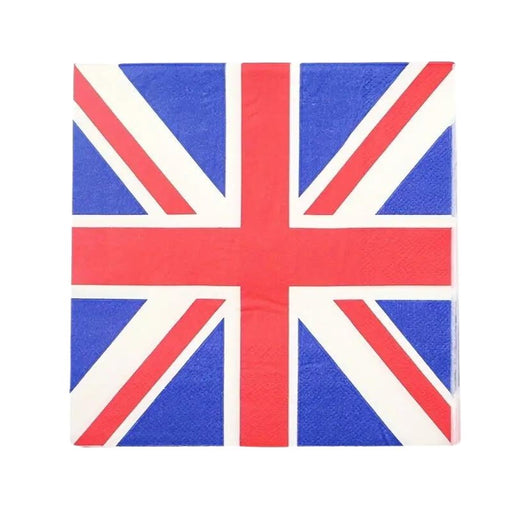 UK Flag Napkins - 20 pieces | British Store Online | The Great British Shop