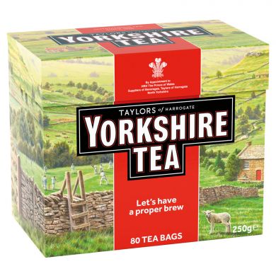 Yorkshire Tea - 80 Teabags | British Store Online | The Great British Shop
