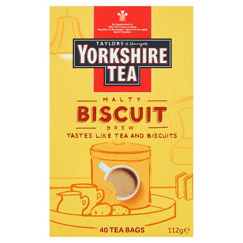 Yorkshire Tea Malty Biscuit Brew - 40 Teabags | British Store Online | The Great British Shop