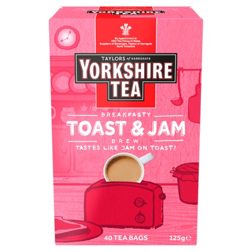 Yorkshire Tea Toast & Jam - 40 Teabags | British Store Online | The Great British Shop