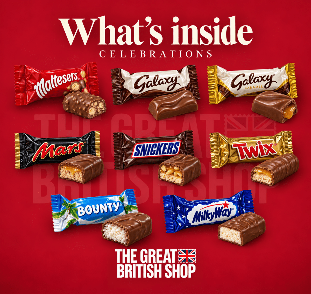 What's inside celebrations